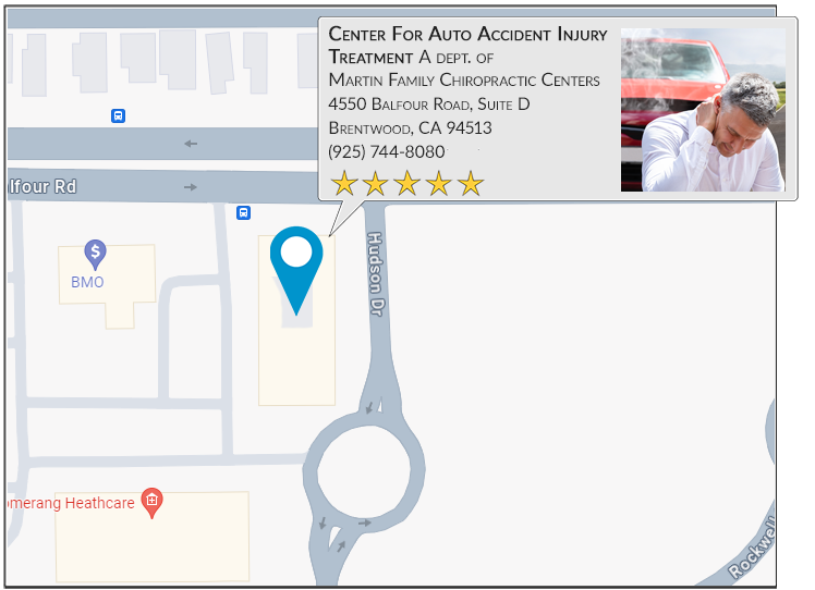 Center For Auto Accident Injury Treatment's location on google map